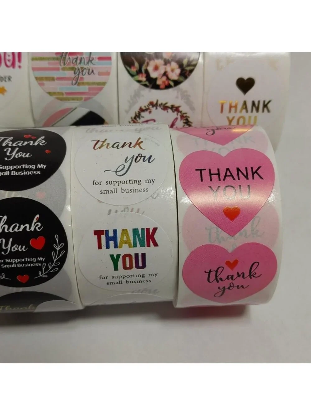 Thank You Stickers 10 Rolls
